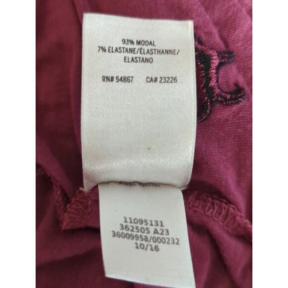 Pink Victoria’s Secret Lace up V-Neck Super Soft Modal Pullover Blouse Size M - Picture 8 of 11